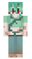 #1 Bulbasaur girl minecraft skin