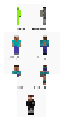 1st Full Page of Steve (Image2Skin)