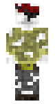 A simple skeletal pirate Steve