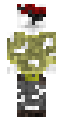 A simple skeletal pirate Steve