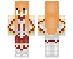 Asuna Yuuki[Asuna[Sword Art Online] Minecraft Skin