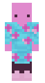 Axolotl (blue+pink) with Tail