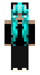 black and cyan by llilty