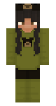 black bear skin
