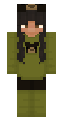 black bear skin