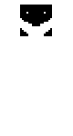 Black scary mask