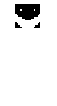 Black scary mask