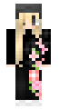 blondy girl with flowers by llilty