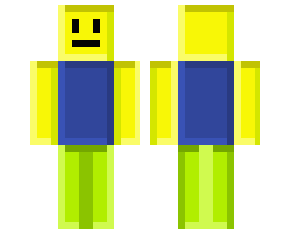 ROBLOX noob avatar minecraft skin