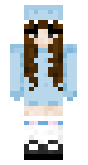 blue dinosaur girl