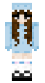 blue dinosaur girl