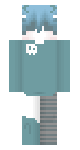 Blue skull boy