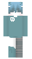 Blue skull boy