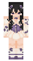 Custom purple girl (only skin tone)