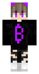 Cute kitsune purple boy
