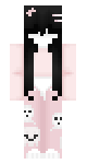 Cute matching skull girl