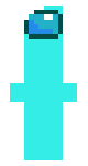 Cyan Crewmate + Egg cosmetic