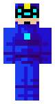 Cyber futuristic hollow police