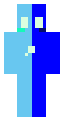 dark blue and cyan allay