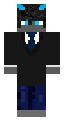 Dark Blue demon boy