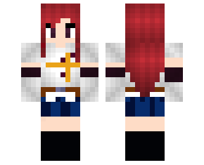 Natsu Dragneel (fairy tail) Minecraft Skin