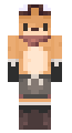 Foxboy with cargo shorts w/ bandana
