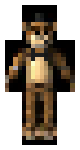 Freddy Fazbear(no back like grian)