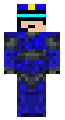 Futuristic sci fi hollow police