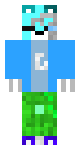 Gdbluetalis half of the face robot