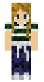 Girl with comfortable cool outfit
