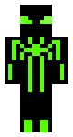 (green and black) spider man