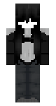 headless black emo girl