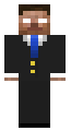 Herobrine In suit