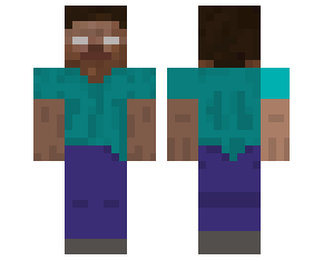 Herobrine Transparent - Minecraft Herobrine PNG Transparent With