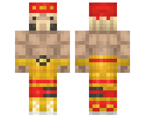 Minecraft hulk discount hogan skin