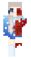 Injured cute girl
