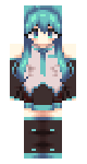 Japanese blue cute girl