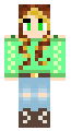 Kim with green eyes