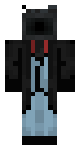 Large  Camera Man blue suited