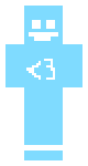 light blue cube