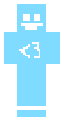 light blue cube