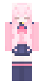 LillyTheCat_TH in school outfit