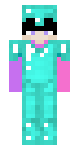 Me with diamond armor