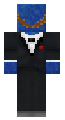 Mustache tuxedo lapizlyzuli