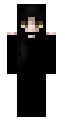 my gf in a Minecraft skin