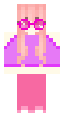 My sister skin with glases