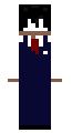 navy blue vest red tie