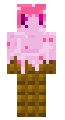 pink strawberry icecream girl