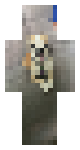 Pixelated Rico yawning