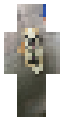 Pixelated Rico yawning